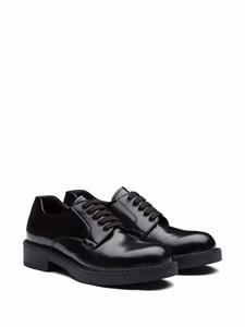 Prada Derby veterschoenen - Zwart