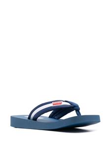 Kenzo Gestreepte teenslippers - Blauw