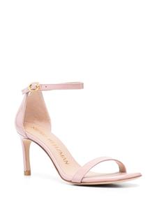 Stuart Weitzman Nunakedstraight leren pumps - Roze