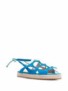 Scarosso Paula leren pumps - Blauw