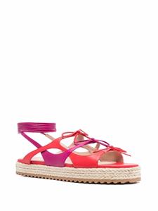 Scarosso Sweet Lace sandalen - Rood