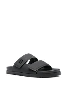 Dsquared2 x Ibrahimović leren slippers - Zwart