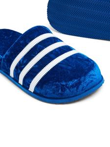 Adidas Fluwelen slippers - Blauw