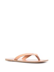 Ancient Greek Sandals Hero leren teenslippers - Beige