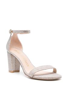 Stuart Weitzman Nearlynude sandalen met glitter - Roze