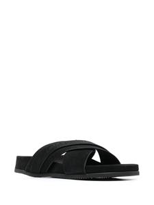 TOM FORD Slippers met logoprint - Zwart
