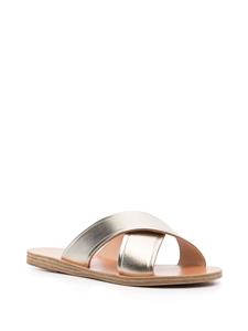 Ancient Greek Sandals Thais sandalen met metallic-effect - Goud