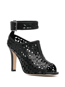 Manolo Blahnik Tingah uitgesneden sandalen - Zwart