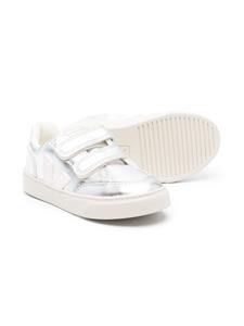 VEJA Kids V-12 ChromeFree leren sneakers - Zilver