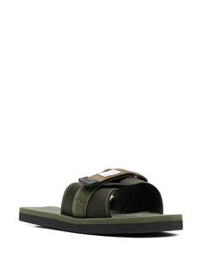 Suicoke Padri slippers met klittenband - Groen