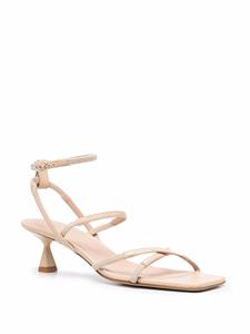 Scarosso Sally leren sandalen - Beige