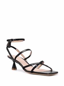 Scarosso Sally leren sandalen - Zwart