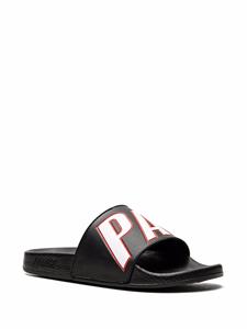 Palace Slippers met logo - Zwart