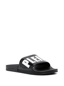 Philipp Plein Sandalen met logoprint - Zwart