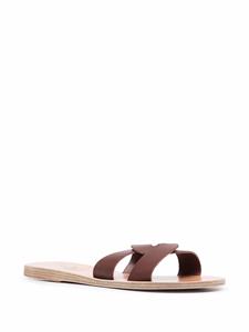 Ancient Greek Sandals Desmos leren sandalen - Bruin