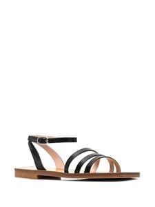 Scarosso Sarah leren sandalen - Zwart