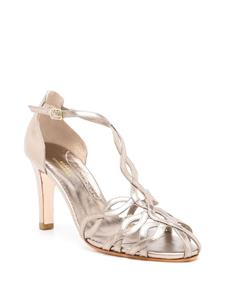 Sarah Chofakian Diana metallic sandalen