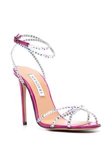 Aquazzura Sandalen verfraaid met edelsteen - Roze