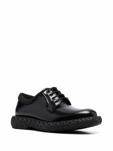 Ferragamo Mark leren derby schoenen - Zwart