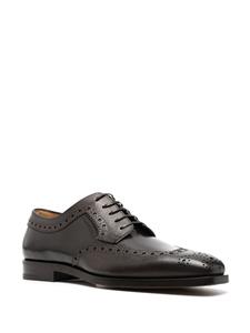 Ferragamo Leren derby schoenen - Bruin