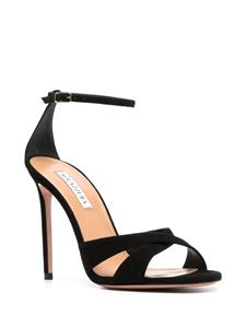 Aquazzura Olie suède sandalen - Zwart