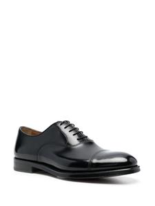 Doucal's Derby schoenen met Cubaanse hak - Zwart