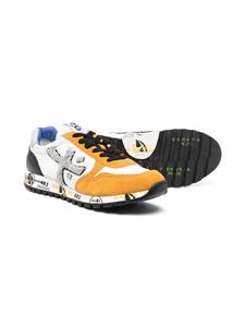 Premiata Kids Sneakers met colourblocking - Geel