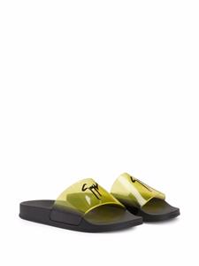 Giuseppe Zanotti Brett slippers - Geel