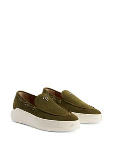 Giuseppe Zanotti Conley suède derby schoenen - Groen
