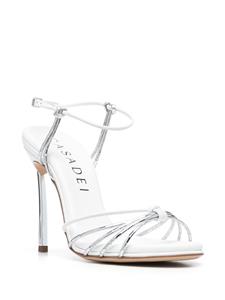 Casadei Metallic sandalen - Wit