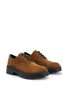 Giuseppe Zanotti Derby schoenen met logoplakkaat - Bruin