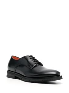 Santoni Faedon derby schoenen met vlakken - Zwart