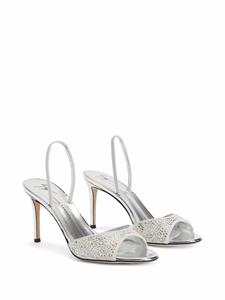 Giuseppe Zanotti Lilibeth Starlight sandalen - Zilver