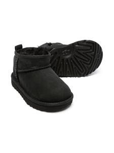 UGG Kids Classic Ultra Mini suède laarzen - Zwart