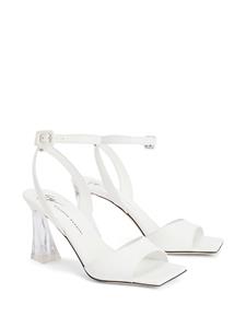 giuseppezanotti Giuseppe Zanotti Vesta sandalen met doorzichtige hak - Wit
