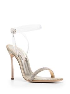 Casadei Sandalen met glitter - Goud