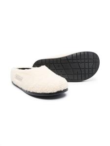 Slippers met logopatch - Beige