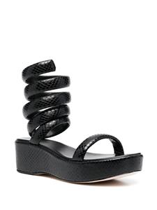 Cult Gaia Gabi sandalen met bandje - Zwart