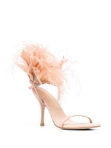 Stuart Weitzman Plume sandalen - Beige