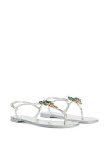 Giuseppe Zanotti Venice Beach sandalen - Zilver