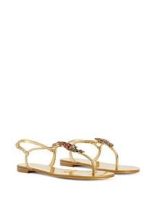 Giuseppe Zanotti Tropical Beach sandalen - Goud