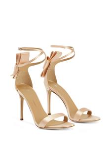 Giuseppe Zanotti Jodene satijnen sandalen - Goud