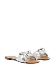 Giuseppe Zanotti Aycha sandalen met knoopdetail - Zilver