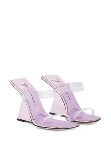giuseppezanotti Giuseppe Zanotti Florance Plexi sandalen - Roze