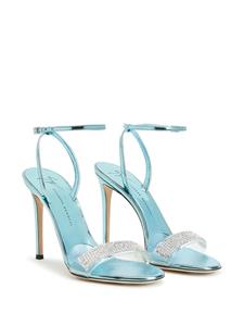 Giuseppe Zanotti Metallic sandalen - Blauw