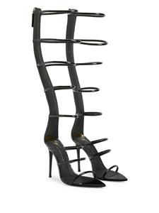 Giuseppe Zanotti Super Intrigo gladiator sandalen - Zwart