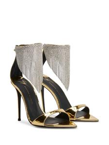 giuseppezanotti Giuseppe Zanotti Intriigo sandalen met kristal - Goud