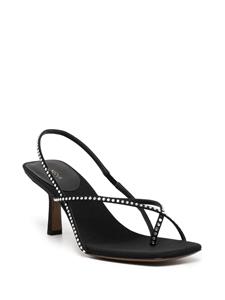 NEOUS Shamali sandalen met bandje - Zwart