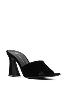 Giuseppe Zanotti Solhene fluwelen sandalen - Zwart