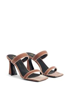 Giuseppe Zanotti Flaminia fluwelen sandalen - Bruin